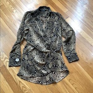 Zara Snake print Blouse
